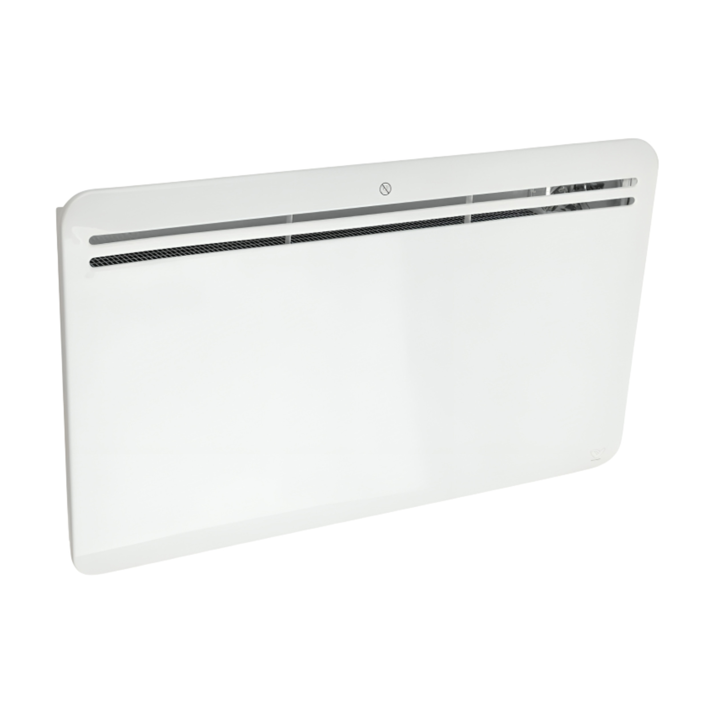 Radiador de hierro fundido de inercia seca programable de 1500 W con conexión wifi, blanco