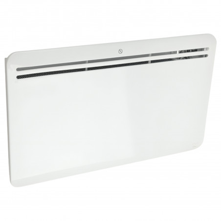 Radiador de hierro fundido de inercia seca programable de 1500 W con conexión wifi, blanco