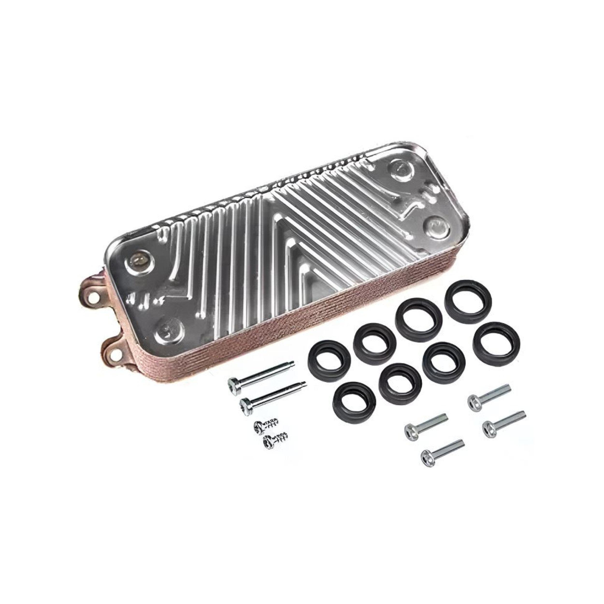 18-Platten-Brauchwasseraustauscher für Heizkessel Themaplus, Themaclassic, Themafast, Semiafast Condens, Themaplus Condens