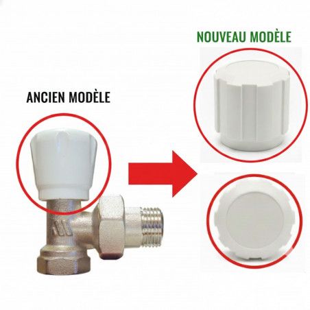 Volante de radiador RV163R para válvulas de calefacción serie R de WATTS Cuadrado de 6 mm