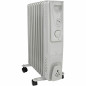 Radiateur mobile bain d’huile 2000 W, chauffage à inertie, blanc Radiateur mobile bain d’huile 2000 W, chauffage à inertie, blanc