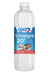 Vinaigre ménager concentré 20° bouteille d'un litre ONYX
