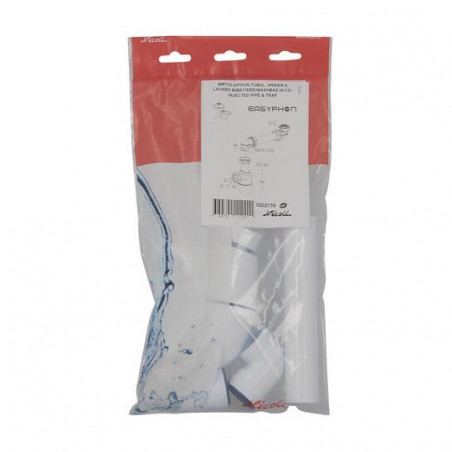 Siphon lavabo 32 mm Easyphon avec tubulure arrière déport BMT02 NICOLL 0202135 - Image 3/6