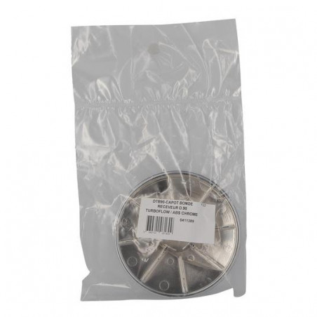 Afdekking Chroom Diameter 110, Voor Turboflow Douchebakafvoer Diameter 90, NICOLL, 0411389