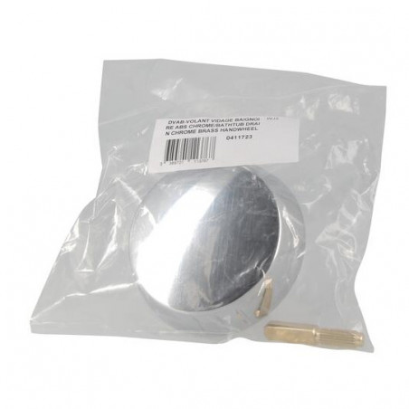 Volantino Abs Cromato + Albero In Metallo Per V007 Versione 2000, NICOLL, 0411723