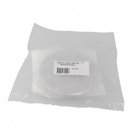 Abs Afdekplaat Chroom Voor Turboflow 90 Mm Douchezeef Tb2, NICOLL, 0411748