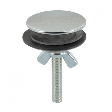 Cache trou chromé de diamètre 44 mm