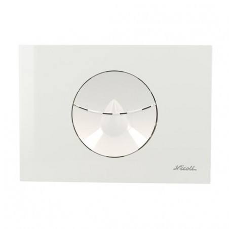 Control Plate White Drop 380, NICOLL, 0709140