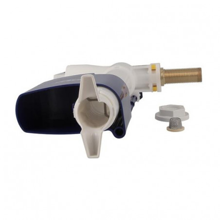 Float valve with support for Sas/Nicoll support frame