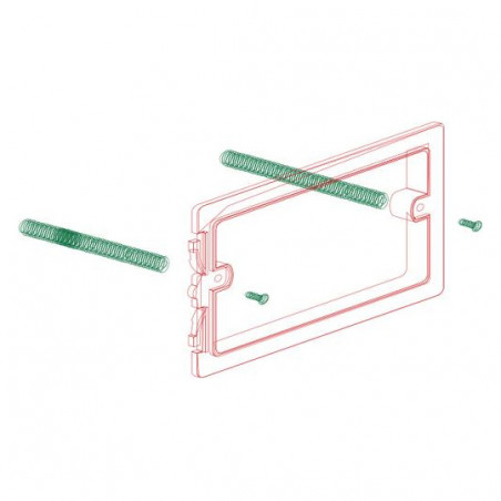 Bedieningsplaat voor inbouwframe INEO
