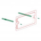 Bedieningsplaat voor inbouwframe INEO