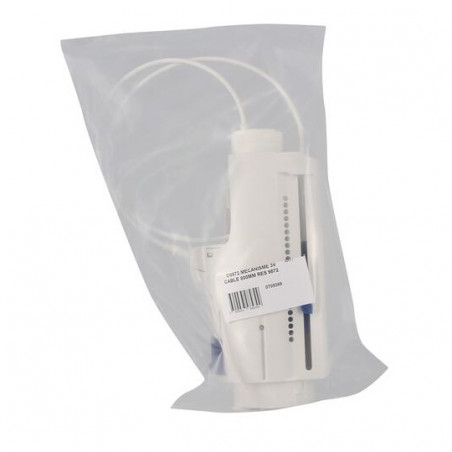 Mécanisme De Chasse Réservoir Wc Encastré Nicoll, Câble Long Double Volume, NICOLL, 0709389