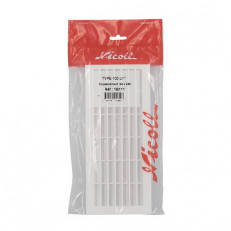 Classic Pvc: Rettangolare 84X230, Bianco Con Zanzariera, NICOLL, 1B111