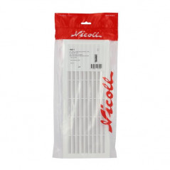 Classic PVC : Rectangular 108x314, white with mosquito net