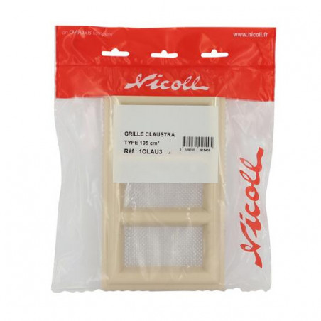 Claustra PVC Rectangulaire 215x130, sable