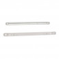 Air inlet for joinery: mortise 250x12, white Air inlet for joinery: mortise 250x12, white