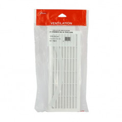 PVC clásico: Rectangular con cierre de 112x318, blanco con mosquitero