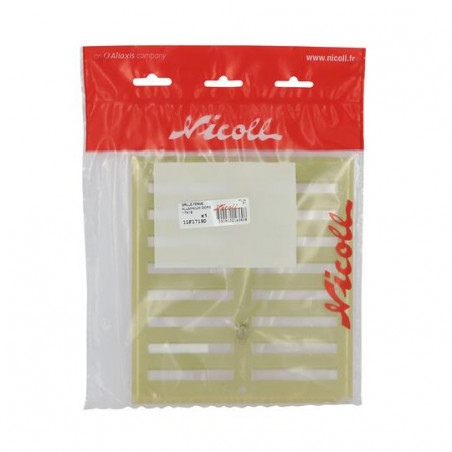 Alu gold eloxiert mit Verschluss: rechteckig 17x19