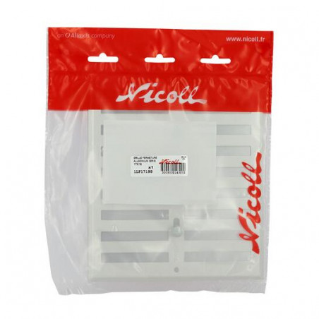 Alu Grau Eloxiert Mit Verschluss: Rechteckig 17X19, NICOLL, 1LF1719G