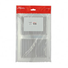 Alluminio anodizzato grigio con schermo: orizzontale rettangolare 20X30