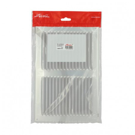 Alluminio anodizzato grigio con schermo: orizzontale rettangolare 20X30