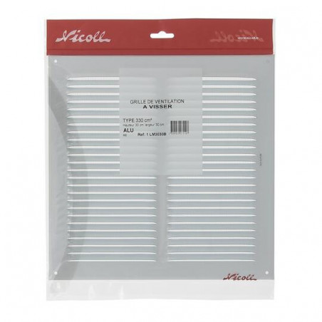 White lacquered aluminium with mosquito net : square 30X30