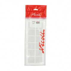 PVC classico: rettangolare extrapiatto, 120x297, bianco