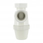 PVC-C screw-in basin trap, nut 33 x 42 for very hot water PVC-C screw-in basin trap, nut 33 x 42 for very hot water