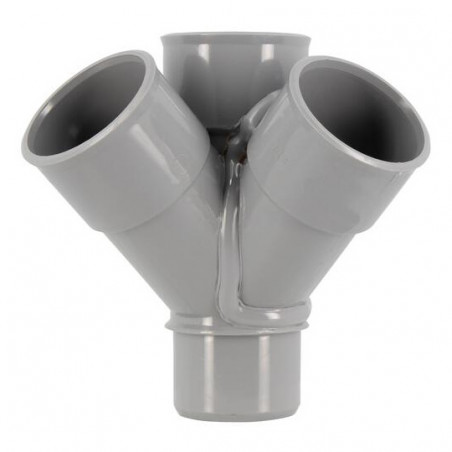 Croix d'angle PVC 45 degré Mâle/Femelle, 40 NICOLL AH14 - Image 1/3