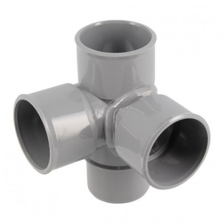 PVC hoekstuk 87 graden 30 M/V, 40