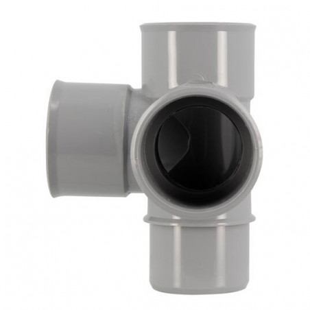 Croix d'angle PVC 87 degré 30 Mâle/Femelle, 40 NICOLL AH18 - Image 3/4