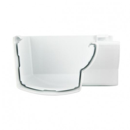 Angle 90° Inside Lg28 White, NICOLL, AIC28B