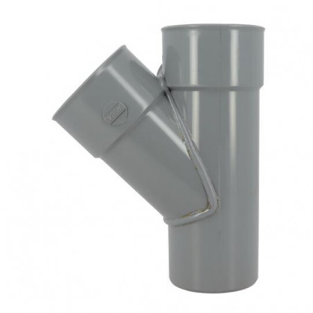 Croix d'angle PVC 45 degré Mâle/Femelle, 75