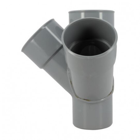 Croix d'angle PVC 45 degré Mâle/Femelle, 75 NICOLL AP14 - Image 4/5