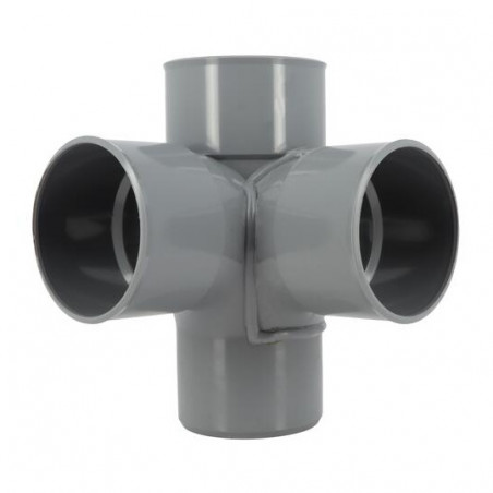 Croix d'angle PVC 87 degré 30 Mâle/Femelle, 75 NICOLL AP18 - Image 3/5