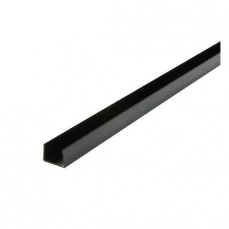 Profilé en U embout de bandeau pour Belriv system. NICOLL APU2N