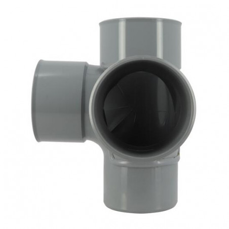 Croix d'angle PVC 87 degré 30 Mâle/Femelle, 80 NICOLL AR18 - Image 6/6