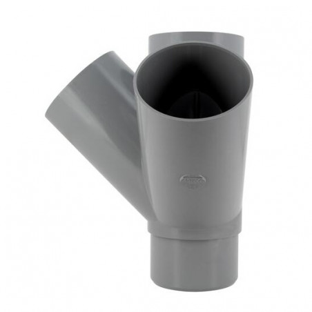 Croix d'angle PVC 45 degré Mâle/Femelle, 100 NICOLL AT14 - Image 4/4