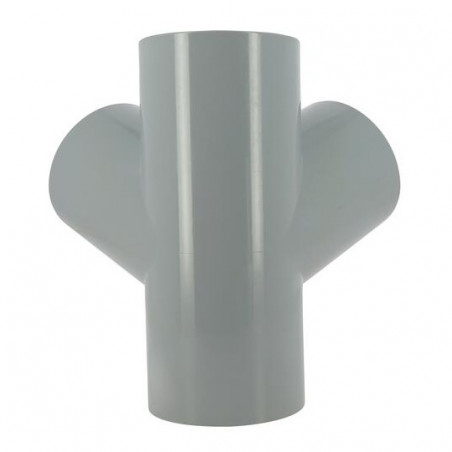 Croix d'angle PVC 67 degré 30 Femelle/Femelle, 100 NICOLL AT166 - Image 3/6