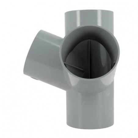 Croix d'angle PVC 67 degré 30 Femelle/Femelle, 100 NICOLL AT166 - Image 4/6