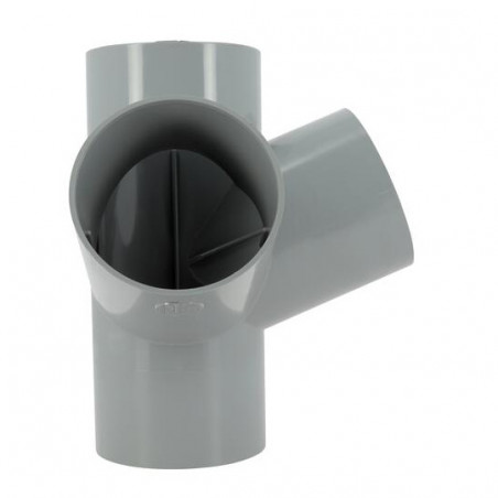 Croix d'angle PVC 67 degré 30 Femelle/Femelle, 100 NICOLL AT166 - Image 6/6