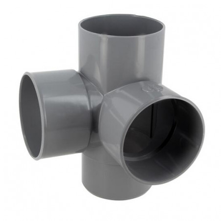 Croix d'angle PVC 87 degré 30 Mâle/Femelle, 100