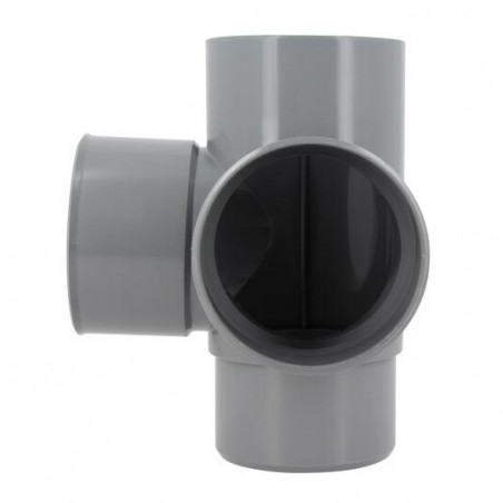 Croix d'angle PVC 87 degré 30 Mâle/Femelle, 100 NICOLL AT18 - Image 4/4