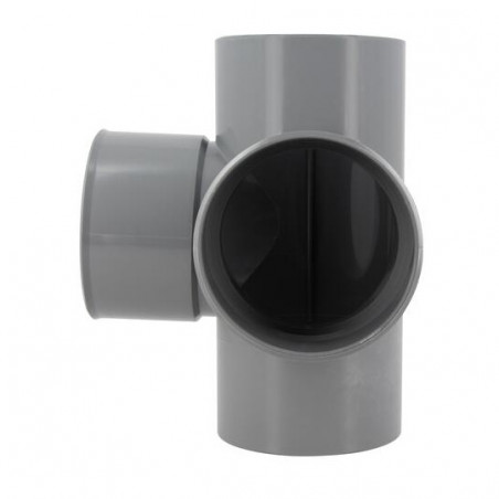 Kruishoek Pvc 87 Graden 30 Vrouw/Vrouw, 100, NICOLL, AT188