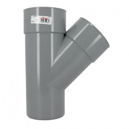 Croix d'angle PVC 45 degré Mâle/Femelle, 110 NICOLL AV14 - Image 5/5