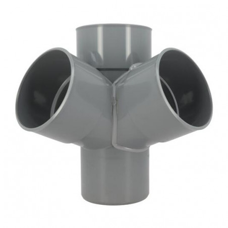 Croix d'angle PVC 67 degré 30 Mâle/Femelle, 110 NICOLL AV16 - Image 3/5