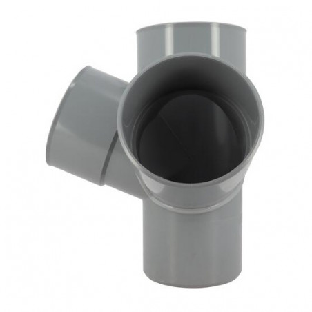 Croix d'angle PVC 67 degré 30 Mâle/Femelle, 110 NICOLL AV16 - Image 4/5