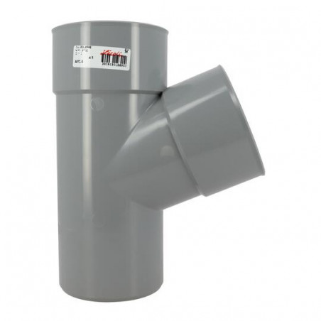 Croix d'angle PVC 67 degré 30 Mâle/Femelle, 110 NICOLL AV16 - Image 5/5