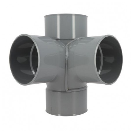 Croix d'angle PVC 87 degré 30 Femelle/Femelle, 110 NICOLL AV188 - Image 3/5