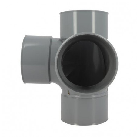 Croix d'angle PVC 87 degré 30 Femelle/Femelle, 110 NICOLL AV188 - Image 4/5